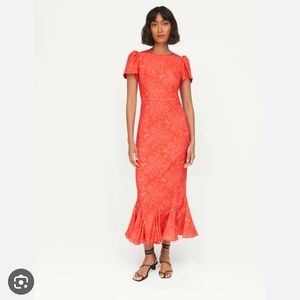 Rhode Lulani dress in autumn fern berry
